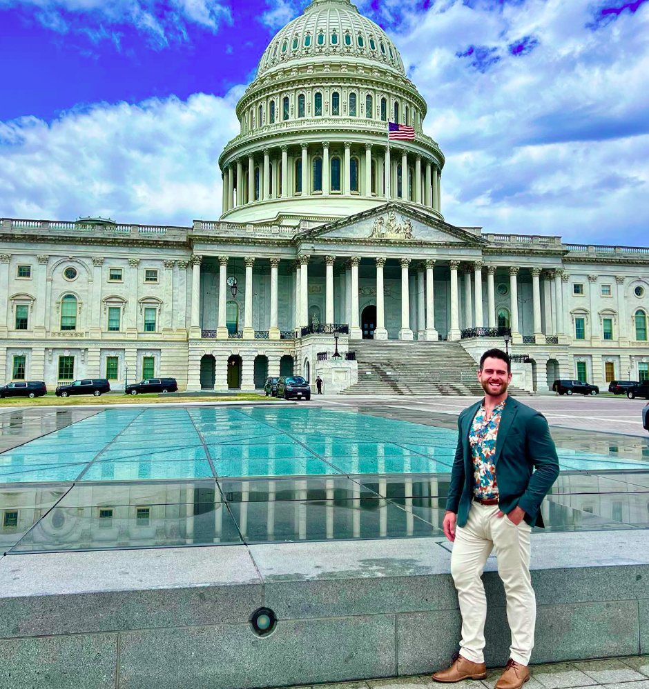 Colin McIntosh at the US Capitol